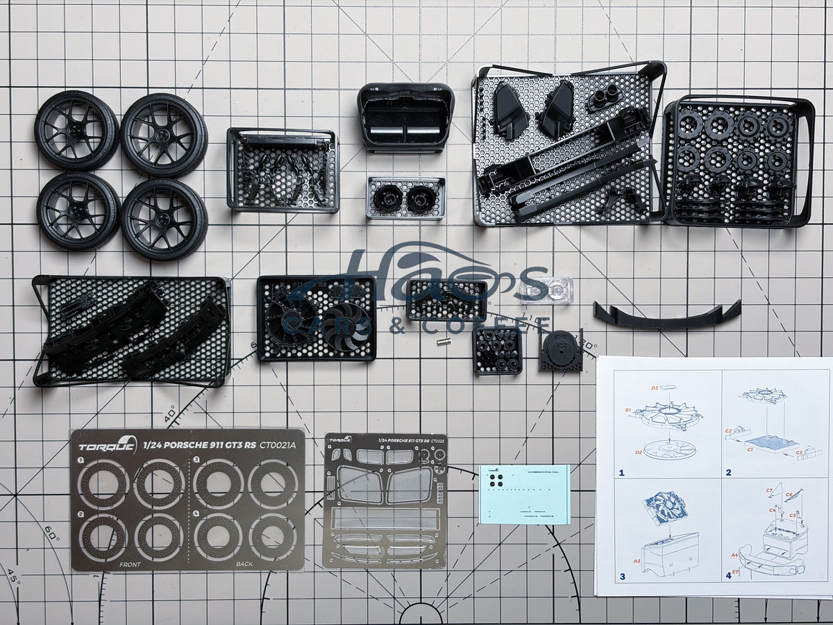 TORQUE WORKSHOP 1/24 911 GT3 RS  High-Detail Upgrade Kit for Tamiya 24370 Group Buy
