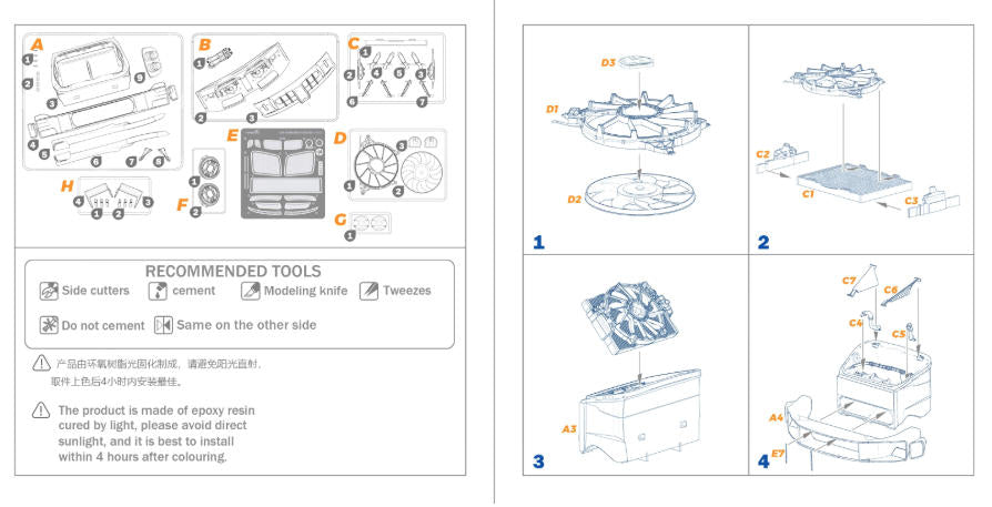 TORQUE WORKSHOP 1/24 911 GT3 RS  High-Detail Upgrade Kit for Tamiya 24370 Group Buy
